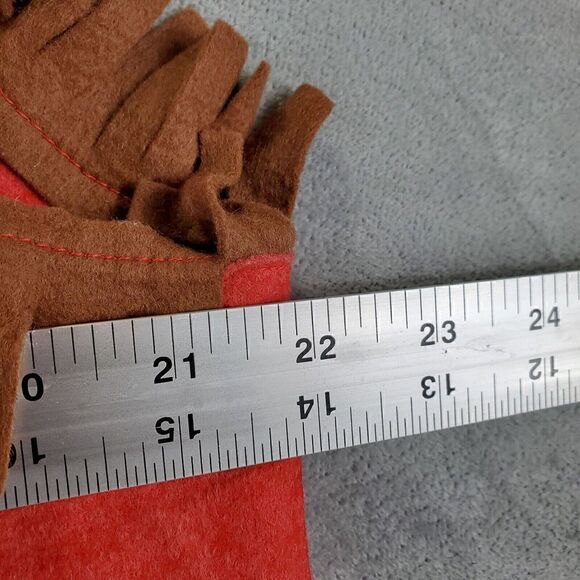 Vtg YMCA Y Indian Guides Vest Mens Large Red Pow Wow Felt Fabric Prairi Kee KC - Picture 7 of 9